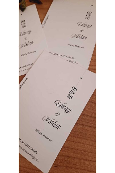 SevgiliAtolyemm 10 CARDURI CADOU (FĂRĂ TĂIȚĂTURI) NUNTĂ, LOGODNĂ, PROMISE, BR...