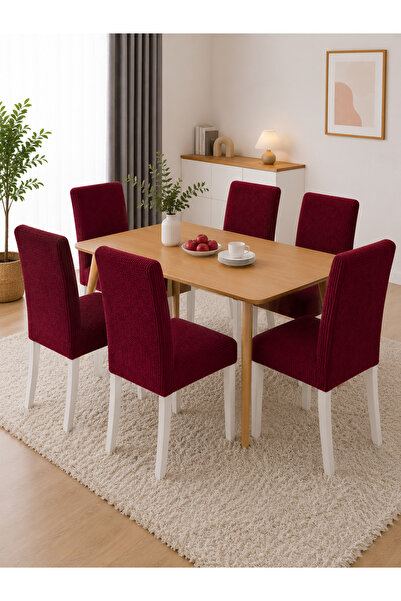 delfin HomeRoy Set 6 Huse Scaune Universale Supra - Elastice Set 6 bucăți