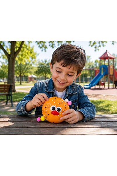 Arlina Home Kids Squishy Yumuşak Doku Hamburger