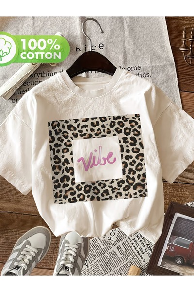 puolikuu Unisex Comfortable Fit Tshrit Printed Tshirt