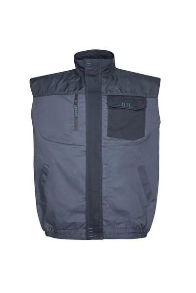 ardon Vestă de lucru, asfalt, din bumbac și poliester, 4TECH, culoarea gri