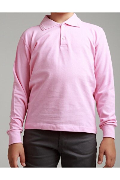 BLACK SWALLOW Girls & Boys Long Sleeve Polo Collar School T-Shirt-Bs