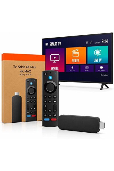 Generic TV Stick 4K MAX – 16GB Storage, Wi-Fi 6E, 4K Ultra HD Streaming Devic...