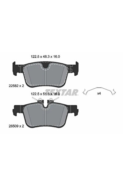 TEXTAR Set Placute Frana Frana Disc Volvo S90 2/V60 2/V90 2 Volvo Asia S90 20...