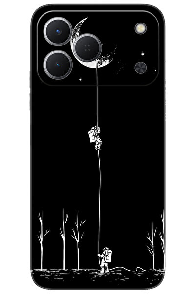 TECNO Spark 50 4G (KN4n) Uyumlu Kılıf Desen Baskılı Silikon Astronot Serisi S...