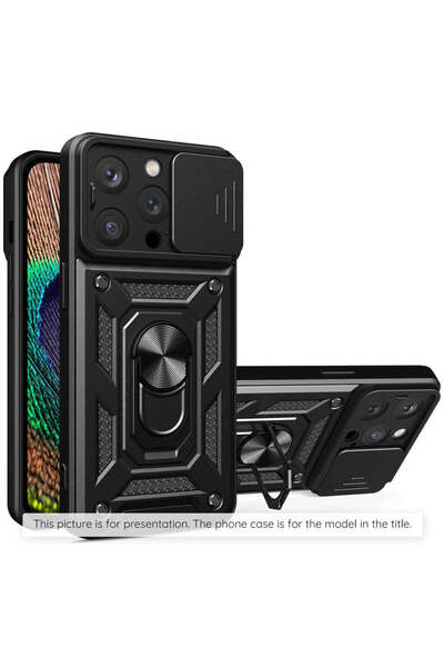 Techsuit Husă pentru Realme 16 5G, Seria CamShield, Negru