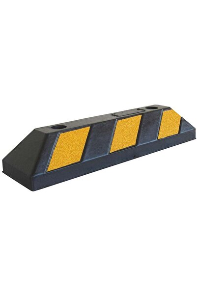 Duravel Heavy Duty Parking Wheel Stopper For Cars, 55Cm, Black With Yellow Re...