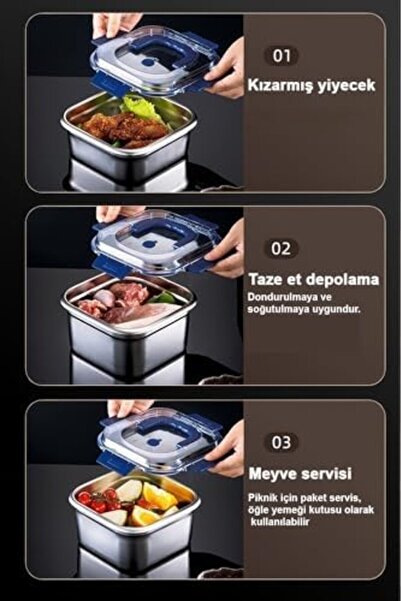 Yıldızan متجر ميلا لمستحضرات التجميل، حاوية تخزين الطعام والفواكه واللحوم من ...