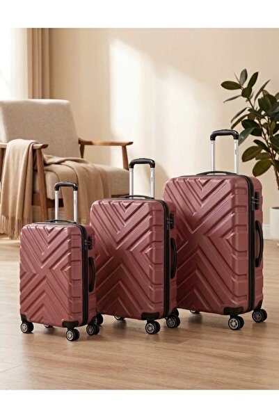 Mywave 3'lü ABS Plastik Valiz Seti