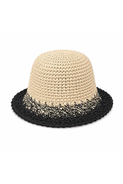 El Örgüsü Hasır Premium Bucket Şapka