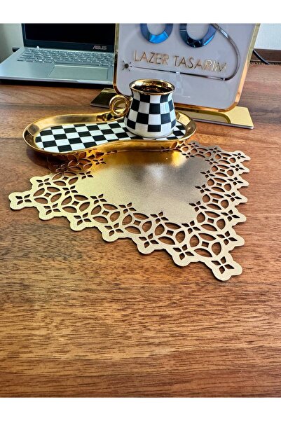 EHA LAZER Gold > Coffee Coaster > Stylish Presentation Holder