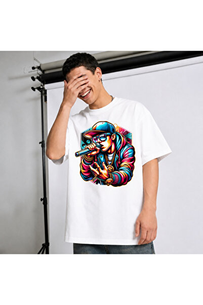 Ingift Tricou Unisex Oversize Personalizat Cartoon Street Wear Collection, 10...