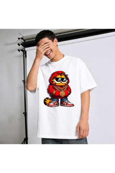 Ingift Tricou Unisex Oversize Personalizat Cartoon Street Wear Collection, 10...