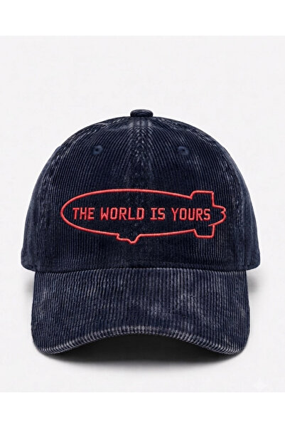 Tresore ''The World Is Yours'' Embroidered Velvet Hat /''The World Is Yours''...