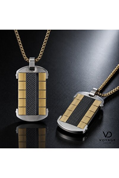 voyageaccessory Stainless Steel Gold-Black Color Classic and Sport Combinatio...