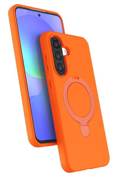New Face Aconcept Galaxy A37 5g Regal Magsafe Stand Cover (40239) - Orange