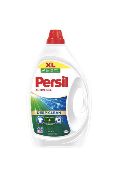 Persil Set 2 x Detergent Lichid Rufe Deep Clean Regular, 55 Spalari, 2.475 l