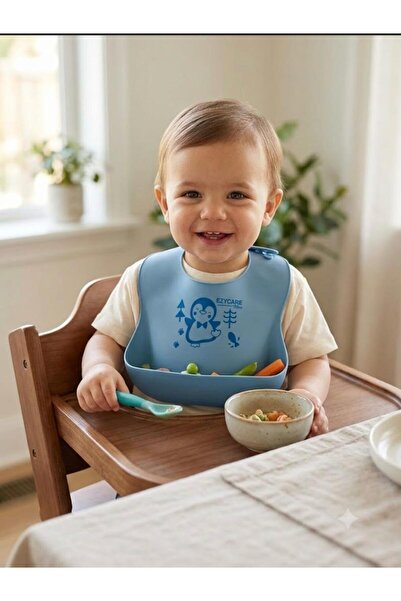 EZYCARE PLUS SILICONE BABY BIB