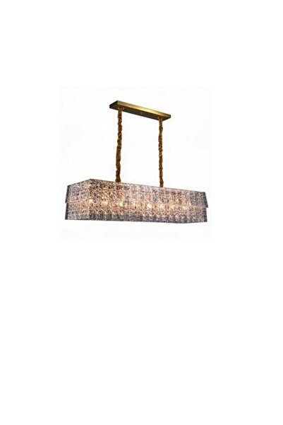 ٍSiera Light Chandelier Twill Rectangular Crystal Classic TG Color 120 cm 70185