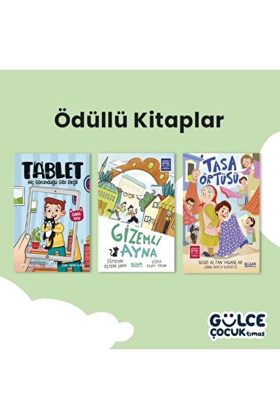Gülce Kitap Hekimoğlu Ödüllü Kitaplar Seti - 3 Kitap Takım