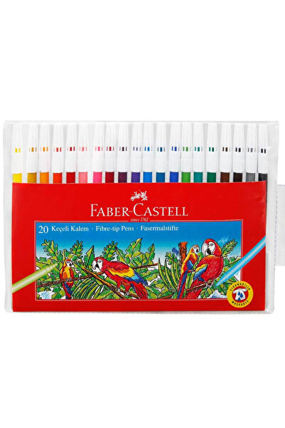 Faber-Castell Yayınları أقلام تلوين من الفابر كاستل قابلة للغسل 20 لونًا 5067...