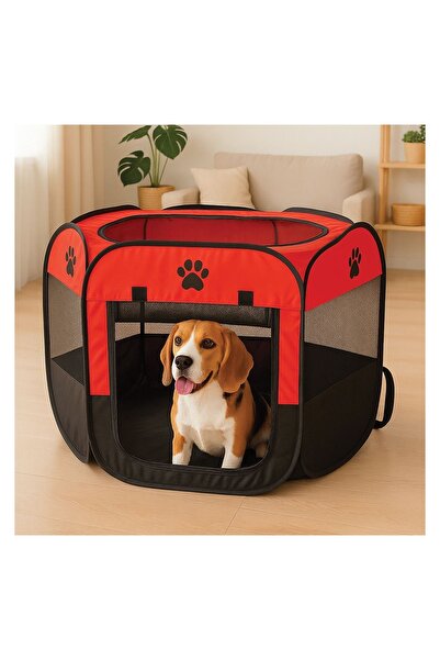 OEM Tarc Delimitare animale de companie Ros 110 × 110 × 60 cm