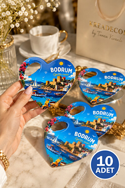 Kreadecor Bodrum Temalı Magnet Açacak , Turistik Hediyelik Şişe Açacağı 10 Adet