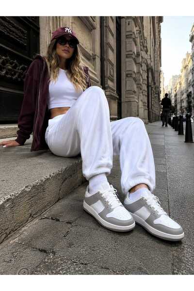 maydos Kadın Rahat Şık Spor Ayakkabı Günlük Sneakers Bağcıklı Ayakkabı