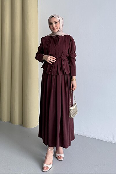 Rimel Moda Pilisole Takım Bordo