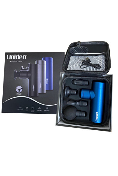 UNİDEN Profesyonel Mini Masaj Tabancası | Massage Gun - 27 KG Güçlü | 4 Hız S...