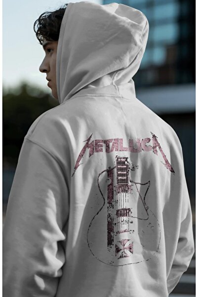 SEVBANO Metallica Rock Metal Music Band Back Printed Unisex Oversize Premium ...