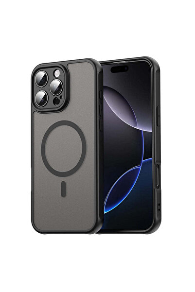 Techsuit Husă pentru iPhone 16 Pro Max, HaloFrost II MagSafe, auriu - negru