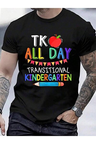 799 تي شيرت قطني 100% للرجال والنساء بتصميم TK All Day Transition لمعلمي وطلا...