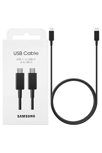 Samsung Cablu Ep-Dx310Jb USB-C la USB-C 1.8M pentru telefoane, încărcare rapidă
