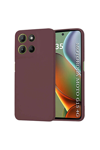 Techsuit Husă pentru Motorola Moto G15, SoftFlex, bordo - bordo