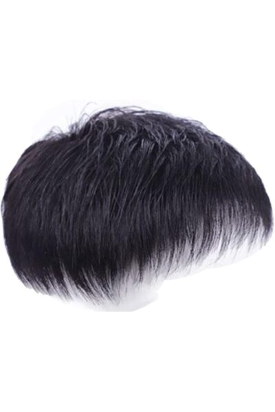 Estelle Knotless Toupee for Men, Short Hair Mechanism Wig, Full Real Hair Rep...