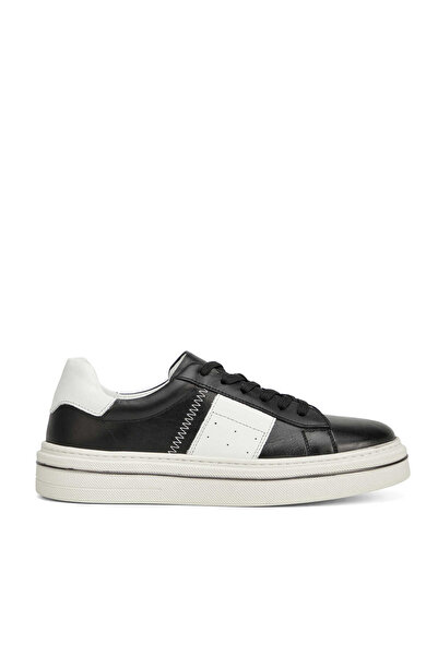 Tergan Siyah Hakiki Deri Erkek Sneaker - E26I1AY57755-P57
