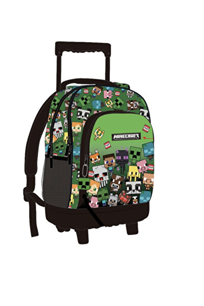 MINECRAFT Characters ghiozdan școlar premium cu roți, geantă 44 cm