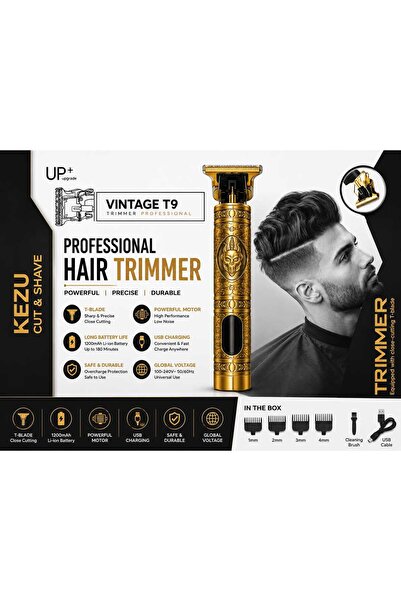 OEM Mașină de Contur Profesională Vintage T9 – Trimmer fără fir, lamă T, încă...