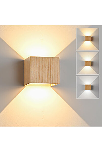 Dotail Aplica LED de perete CongShine, 6W, 3000K/4000K/6000K, unghi reglabil ...