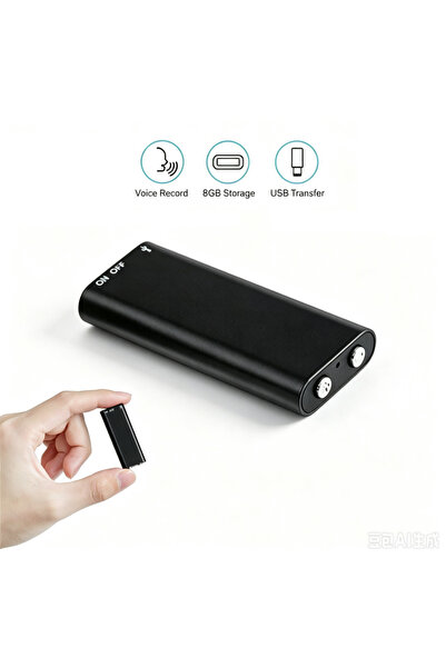 Boyue مسجل صوت رقمي صغير محمول مع وظيفة تخزين USB، جهاز تسجيل صوتي مع خاصية ت...