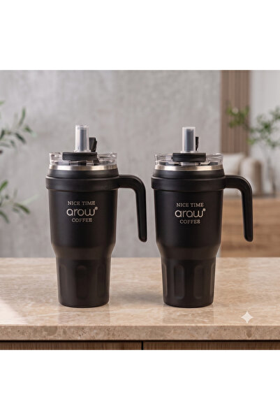 AROW Taşıma Kulplu Pipetli Termos 1000ml