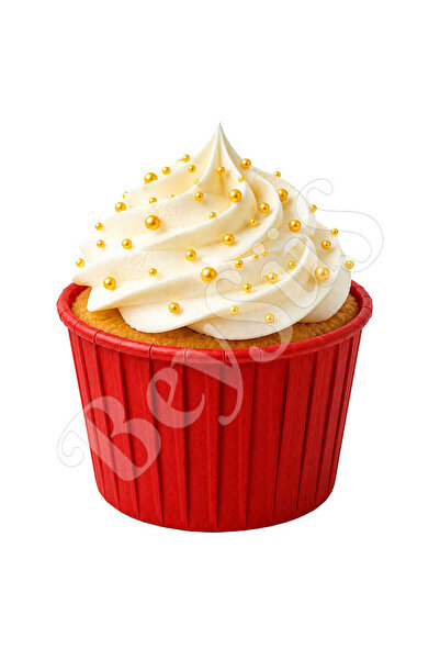 BeySüS Muffin Mold 50Pcs Red