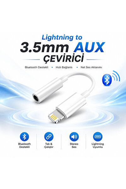 Concord محول صوت من Lightning إلى 3.5 ملم متوافق مع نظام iOS