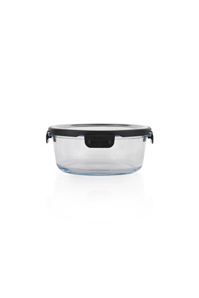 Schafer Retro Kilitli Saklama Kabı Yuvarlak 900 ML-Inox