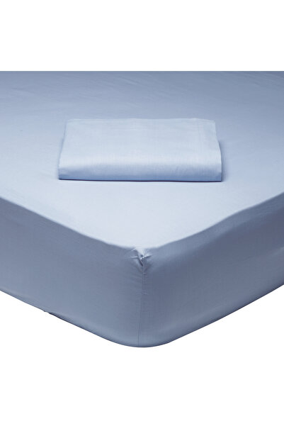Das Home Σεντόνι με λάστιχο 160x200+35 Μπλε