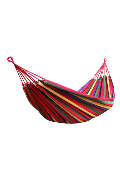 Generic Brand Hamac multicolor din bumbac pentru curte sau gradina, 1 persoana