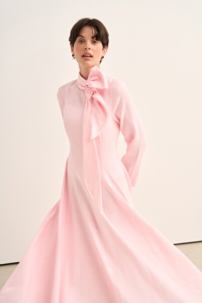EBU Prive Women's Elora Organic Cotton Dress Pink