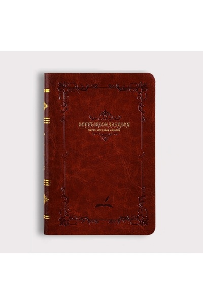 Choice3 A6 Wine red A6A7 Vintage hot gold printed notebook cute compact porta...