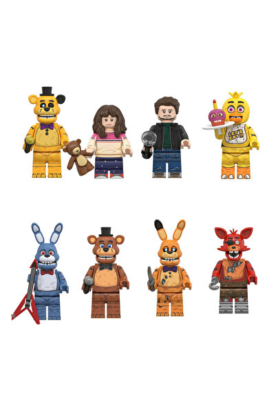 Choice1 بانداي WM6170 جديد شخصيات مصغرة من لعبة FNAF Nights، مكعبات بناء، ألع...